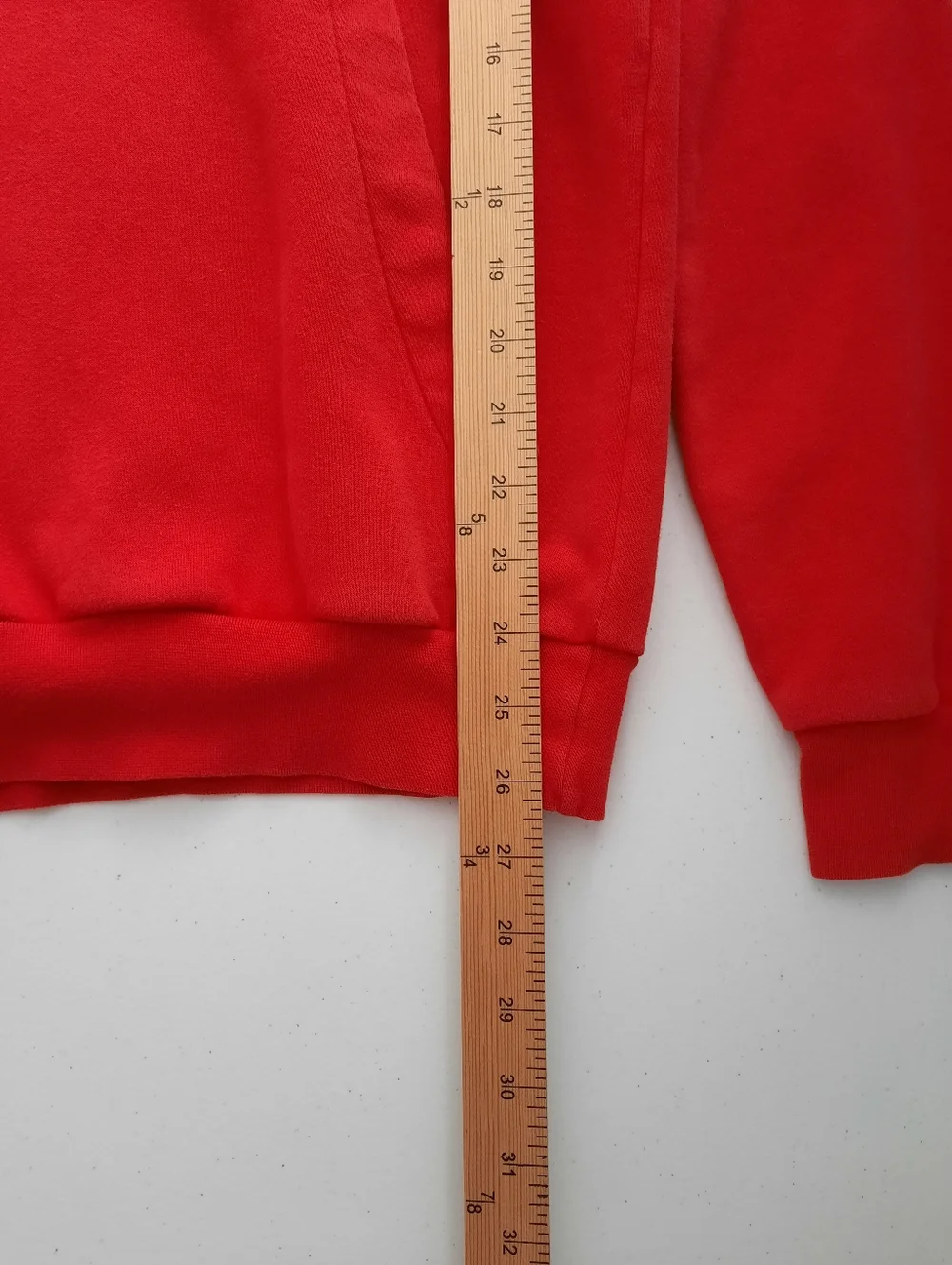 Adidas Men's Red Cotton Blend Hoodie size Small
